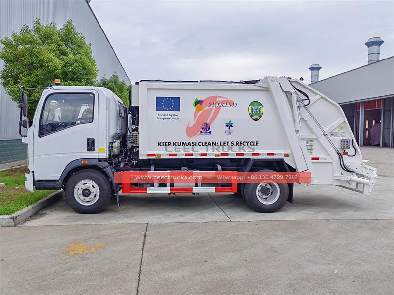 10CBM garbage compactor truck