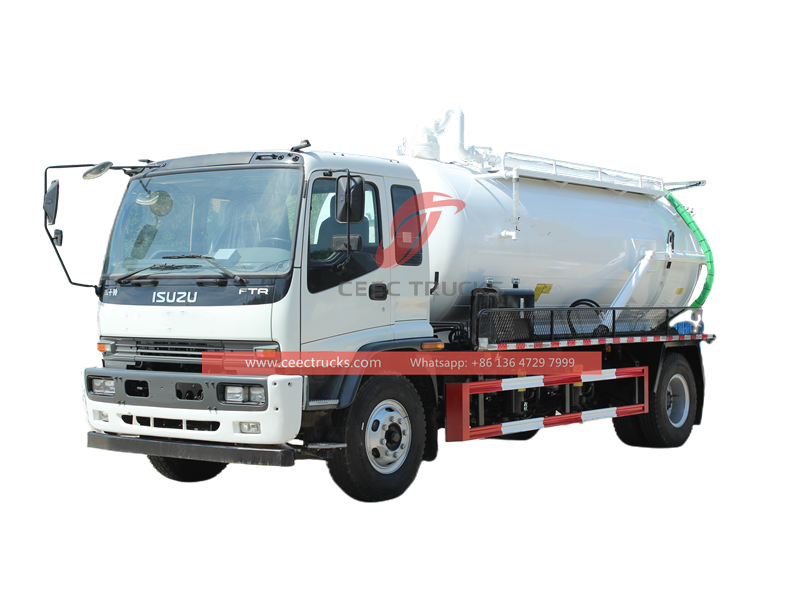 شاحنة صهريج مياه الصرف الصحي ISUZU FTR 10CBM