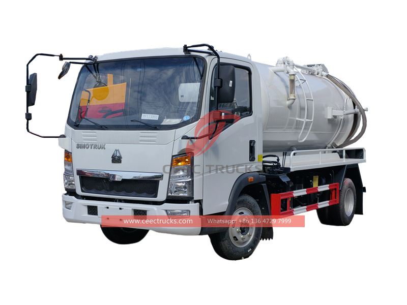 شاحنة شفط مياه الصرف الصحي 5000 لتر