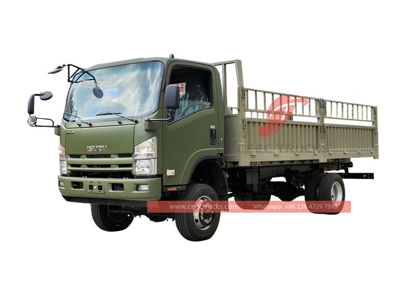 شاحنة بضائع عسكرية ايسوزو قزم 4X4