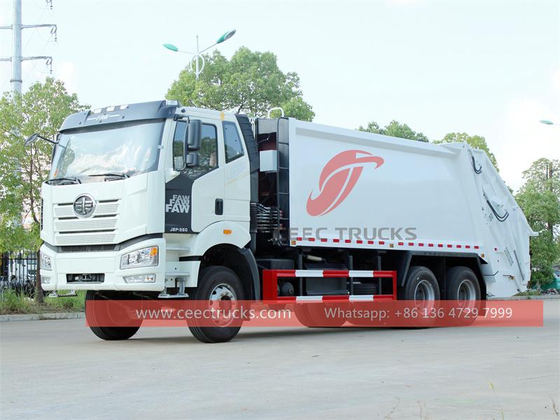 FAW 20CBM mobile refuse compactor truck