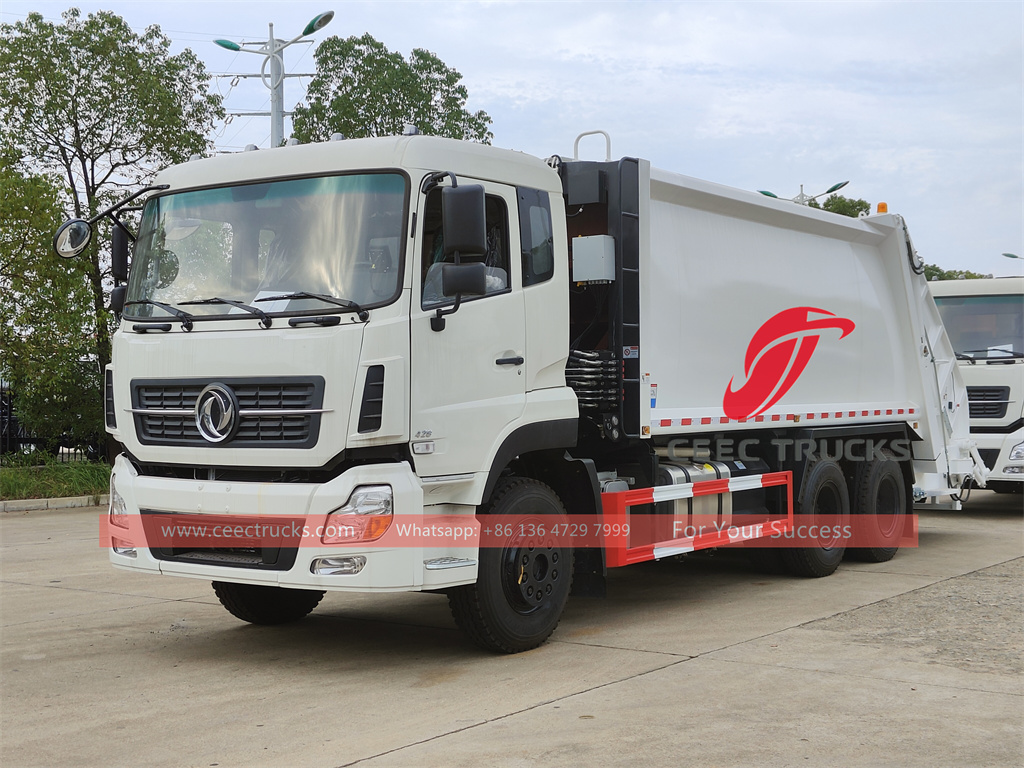 DONGFENG 420HP refuse compactor truck 22cbm