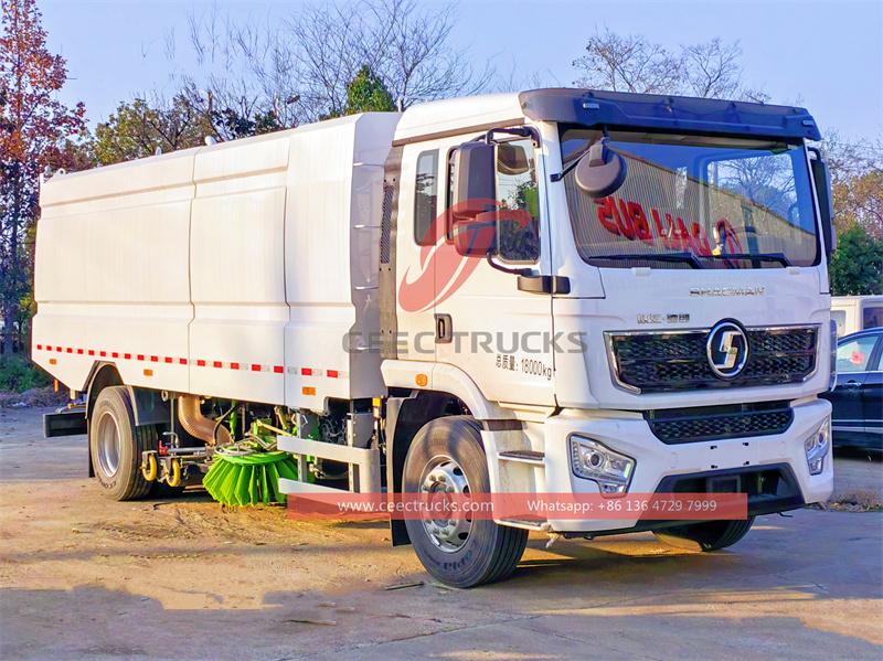 Shacman 9000L road sweeper truck