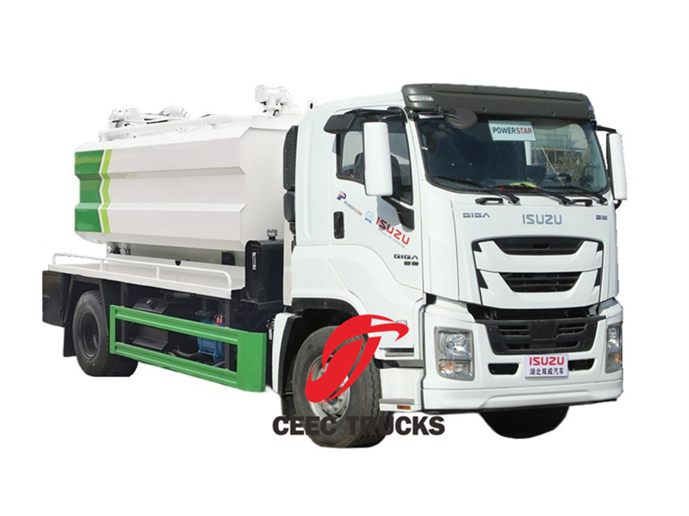 Isuzu GIGA 4x2 combined sewage jetting truck (1)