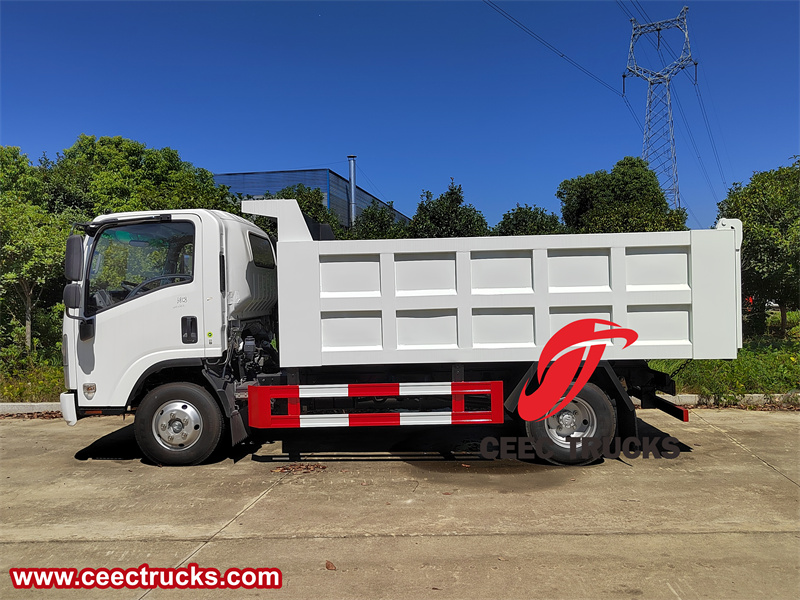 Isuzu KV100 4x2 5 ton sand transport tipper lorry truck