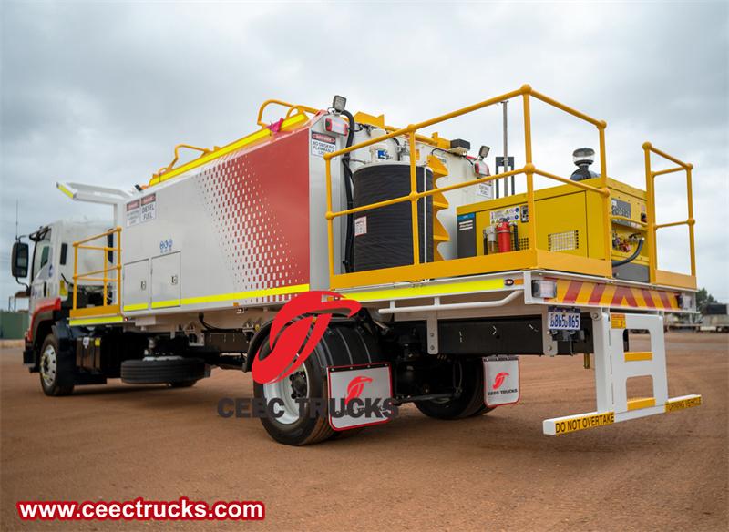  Isuzu fuel lubrication service trucks 