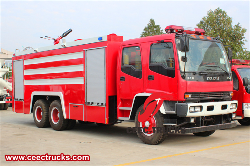 Isuzu FVZ foam pumper fire truck