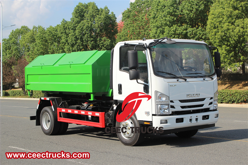 Isuzu ELF multilift hooklift truck