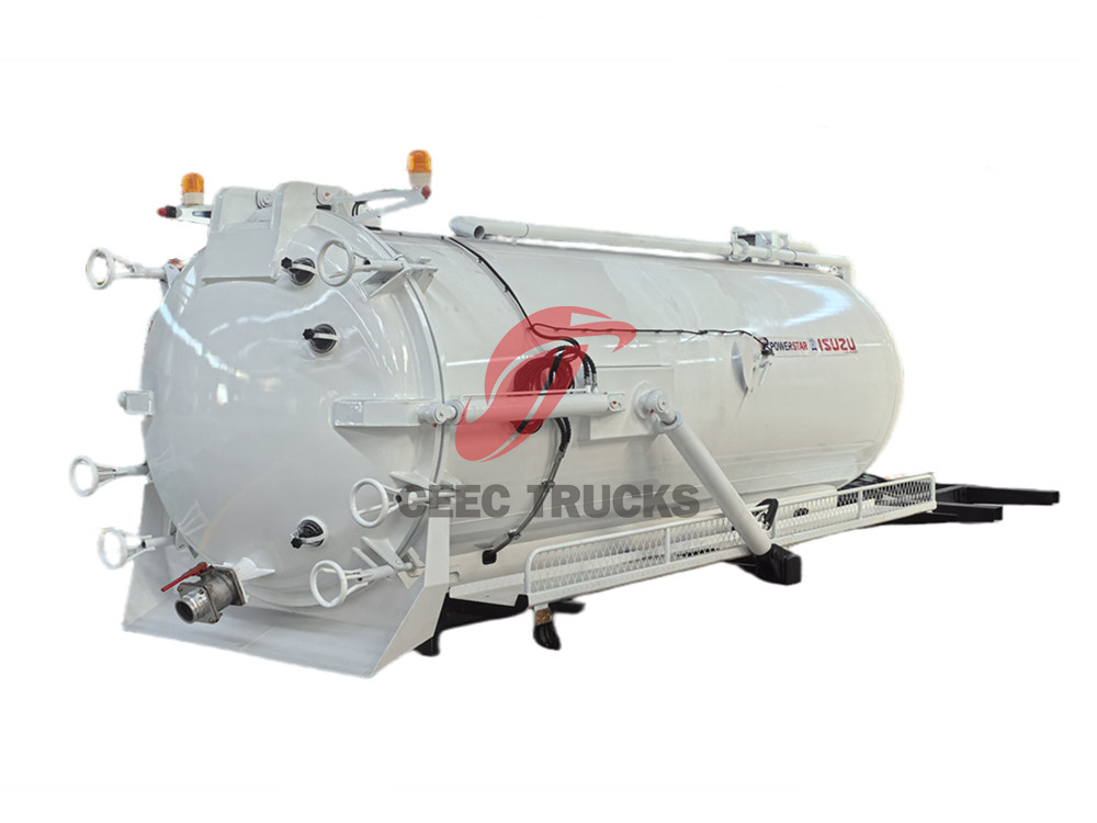 10cbm Sewage Tank body Components