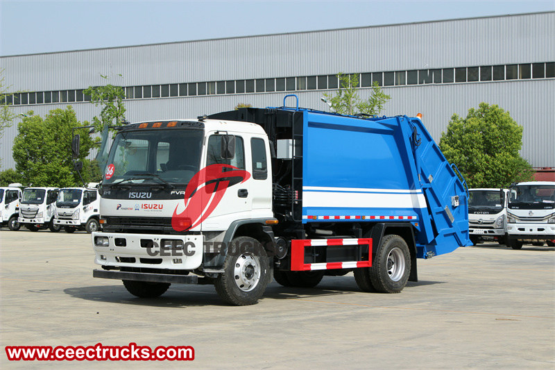 Isuzu F-series rear loader truck