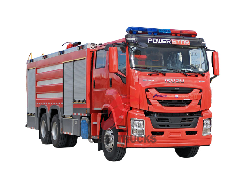 water tender fire ISUZU GIGA truck