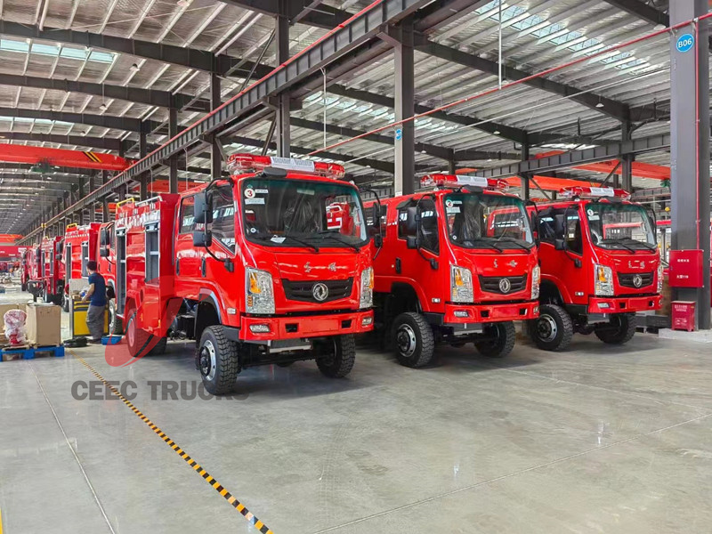 4x4 offroad forest fire trucks