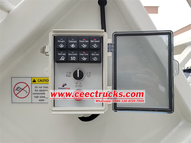 Left tailgate electric control box