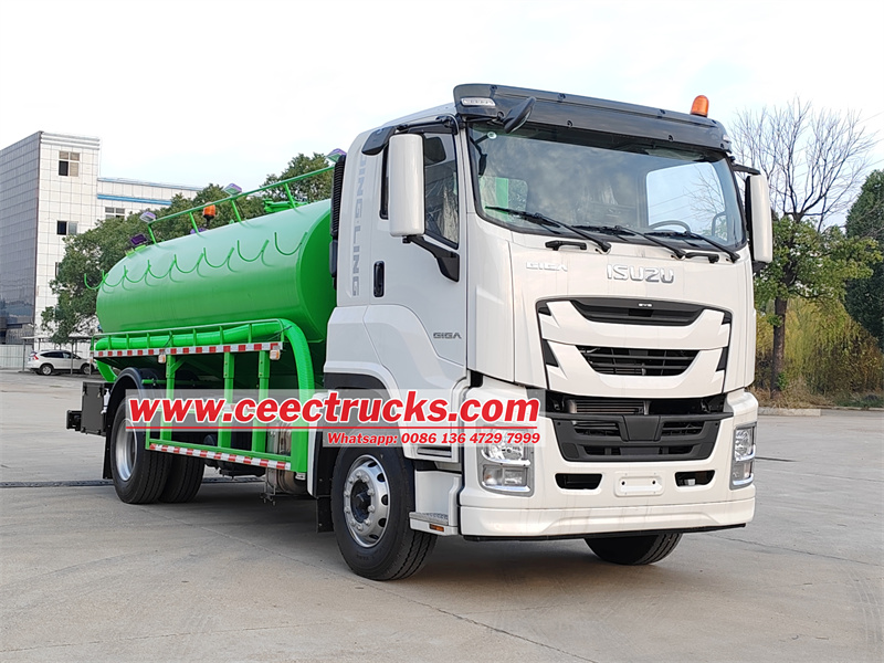 Isuzu FVR GIGA 8cbm septic sewer suction truck