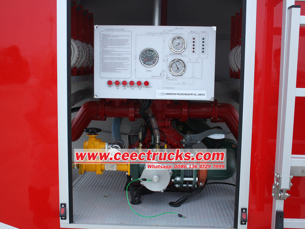 HOWO water tender fire truck for sale