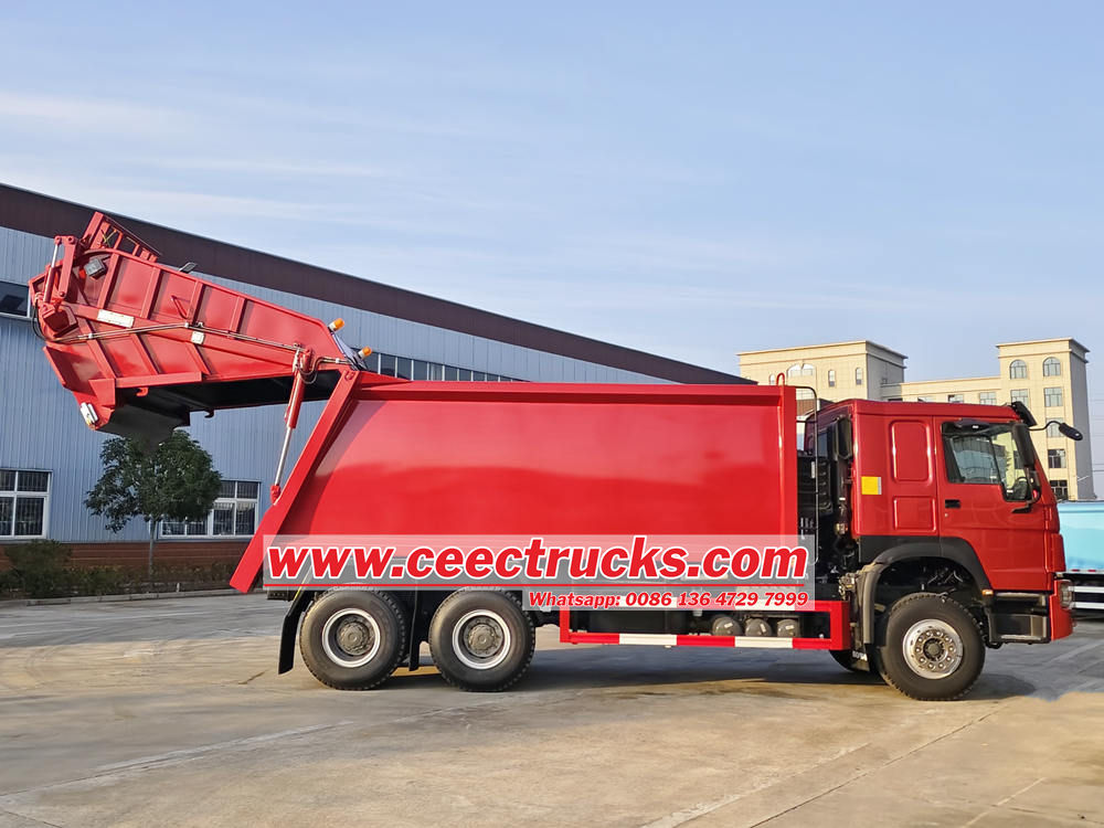 HOWO back loader garbage truck