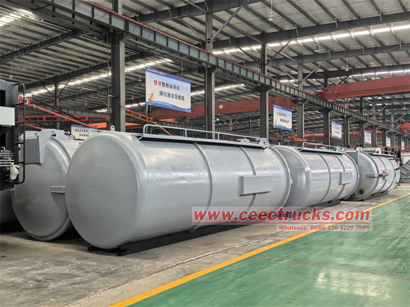 20000Liters sewage suction truck tanker body