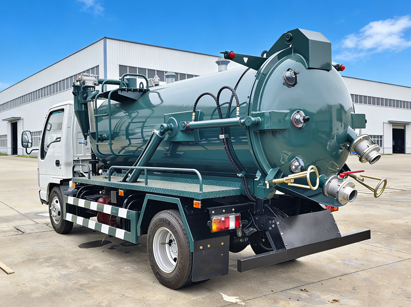 ISUZU 5000L vacuum tank truck