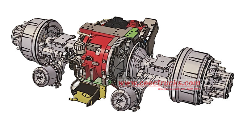 Isuzu EV truck with electric drive axle