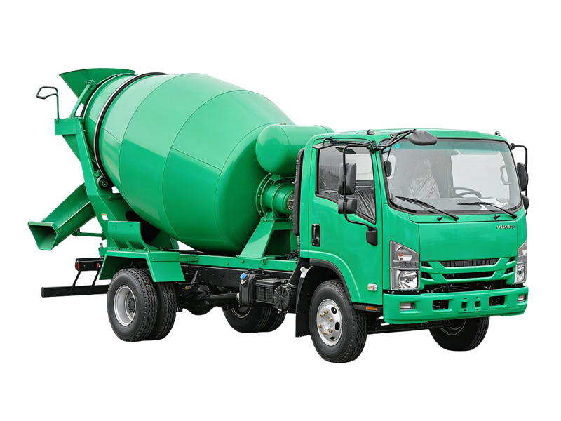 Isuzu 180HP 4cbm cement mixer truck