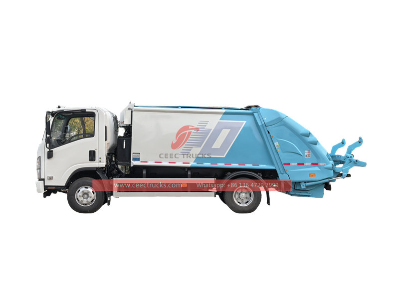 Isuzu 8CBM garbage compactor truck
