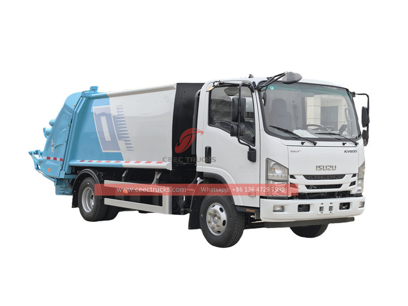 Isuzu 8cbm garbage compactor truck