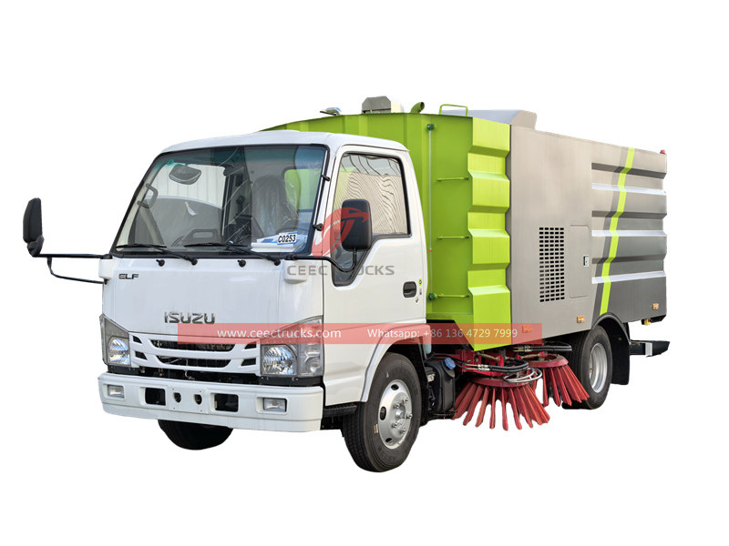 Isuzu 130HP Road Sweeper Cleaning Truck
