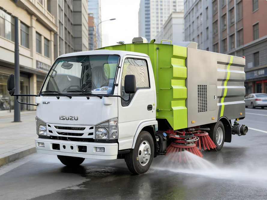 Isuzu 130HP Road Sweeper Cleaning Truck
