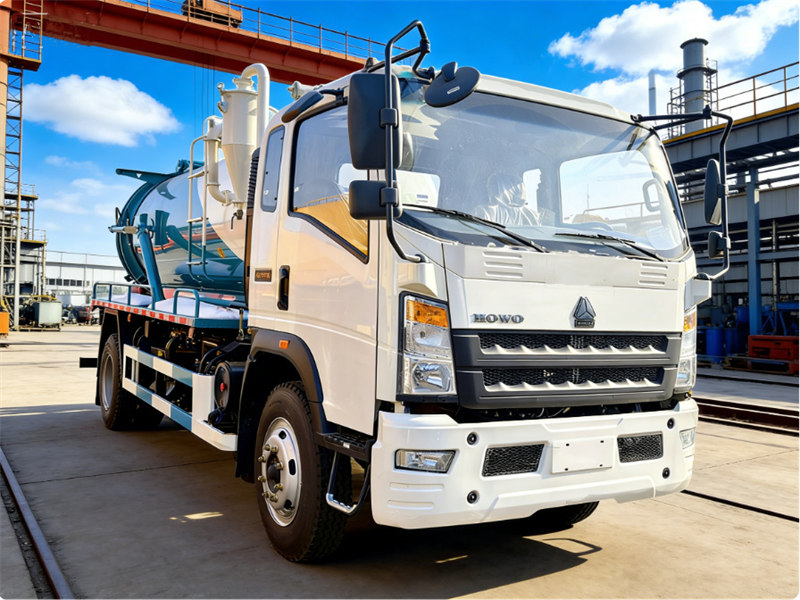 Howo vacuum sewage tank truck