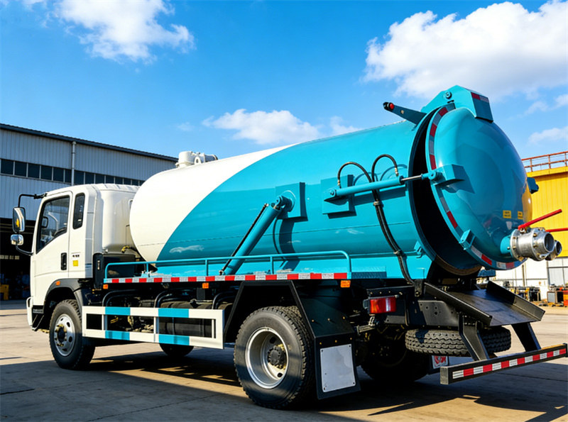 Howo light vacuum sewage tank truck