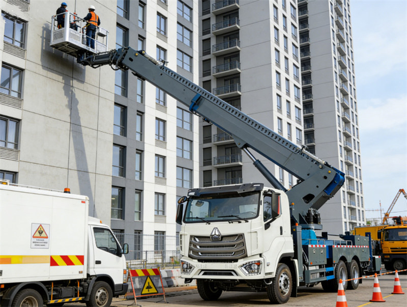 Howo NX 56m aerial platform truck
