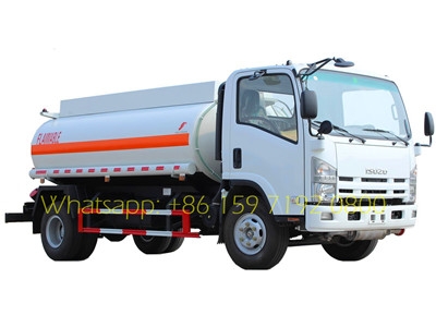 China TOP isuzu 5000 liters fuel tanker truck