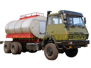 العسكرية 12 عجلات وقود شاحنة صهريج شاحنة شاكمان النفط المورد