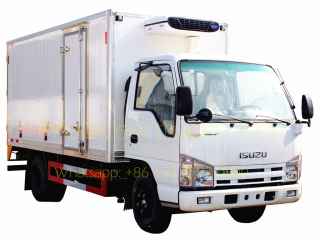 نيجيريا 10cbm ايسوزو شاحنة التبريد شاحنة لقاح التسليم
