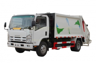 ياباني ايسوزو 8 CBM شاحنة ضغط القمامة