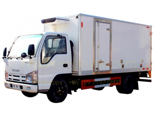 نيجيريا 10cbm ايسوزو شاحنة التبريد شاحنة لقاح التسليم
