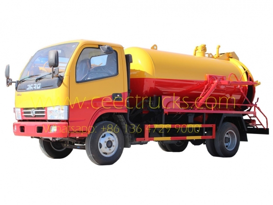 Dongfeng 4,000L Septic suction pump truck - CEEC Trucks