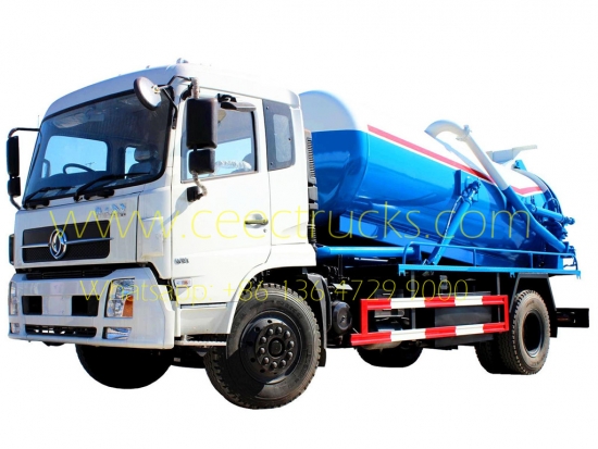 Dongfeng 10,000L vacuum sewer truck - CEEC Trucks