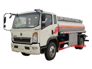 ساينو تراك howo 6cbm شاحنة صهريج وقود-CEEC TRUCKS
