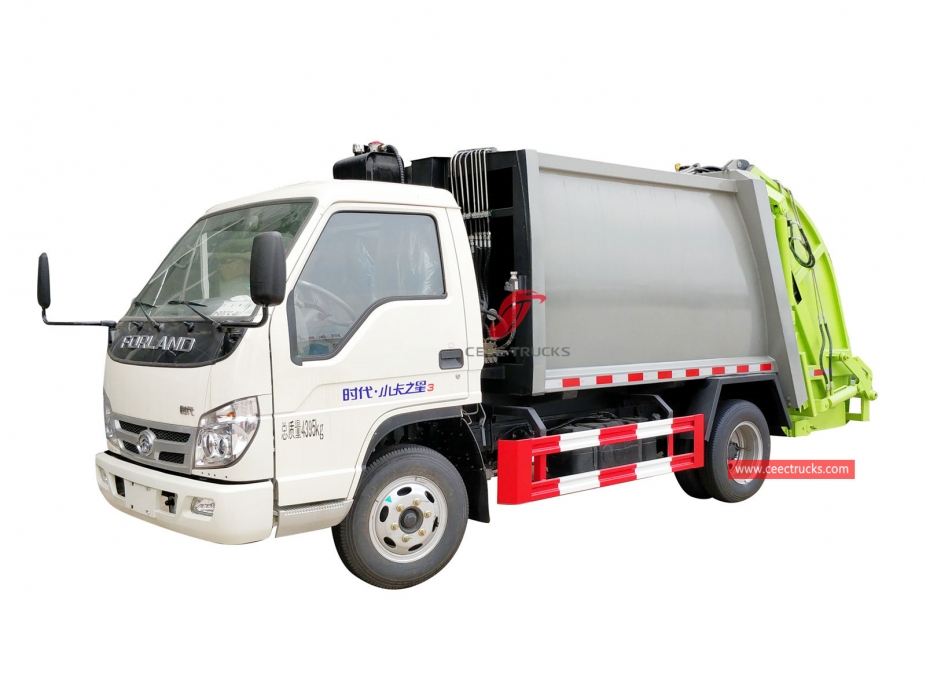 FOTON 4000Liters waste compactor truck