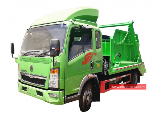 6CBM Swing arm garbage truck HOWO - CEEC Trucks