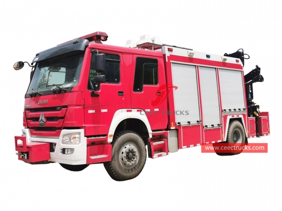 HOWO Emergency Rescue Fire Truck - CEEC Trucks