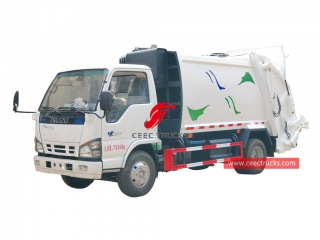 شاحنة القمامة الخلفية ايسوزو 6cbm-CEEC TRUCKS