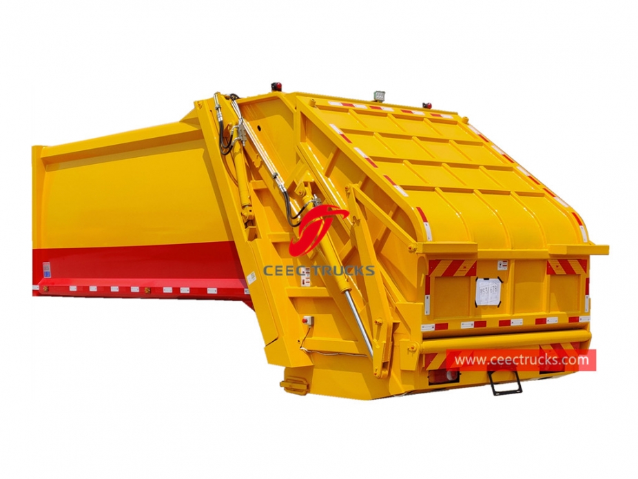 Good quality 12,000 liters garbage compactor truck body