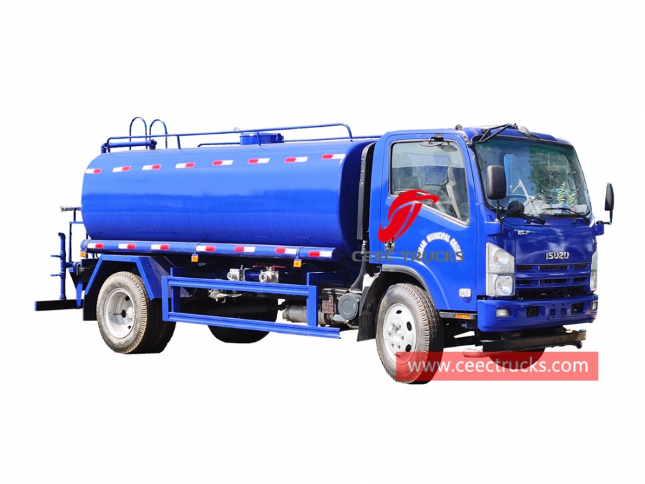 ISUZU 4×2 water bowser truck