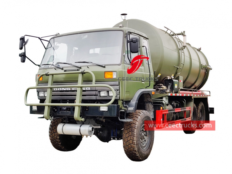 Dongfeng all wheel drive vacuum tanker truck