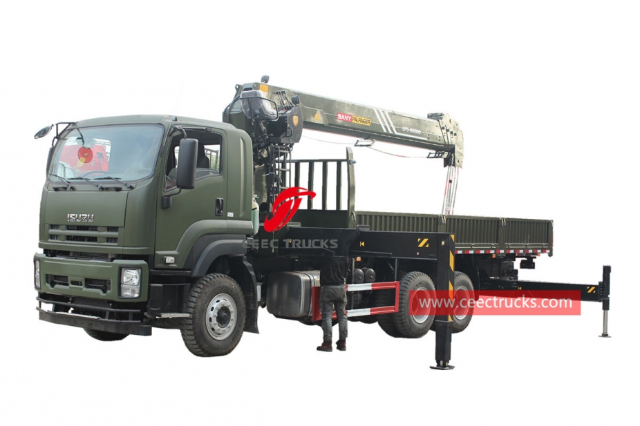 ISUZU truck with crane palfinger SPS40000