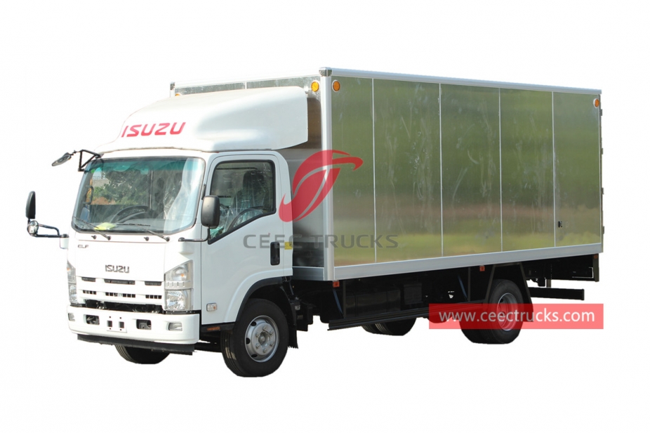 ISUZU 4×2 Aluminum alloy cargo truck