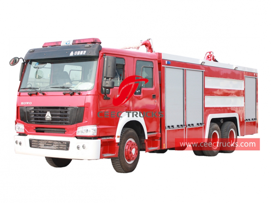 HOWO 10 wheeler fire engine
