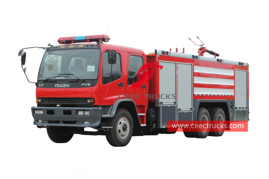 ISUZU FVZ water-foam fire truck